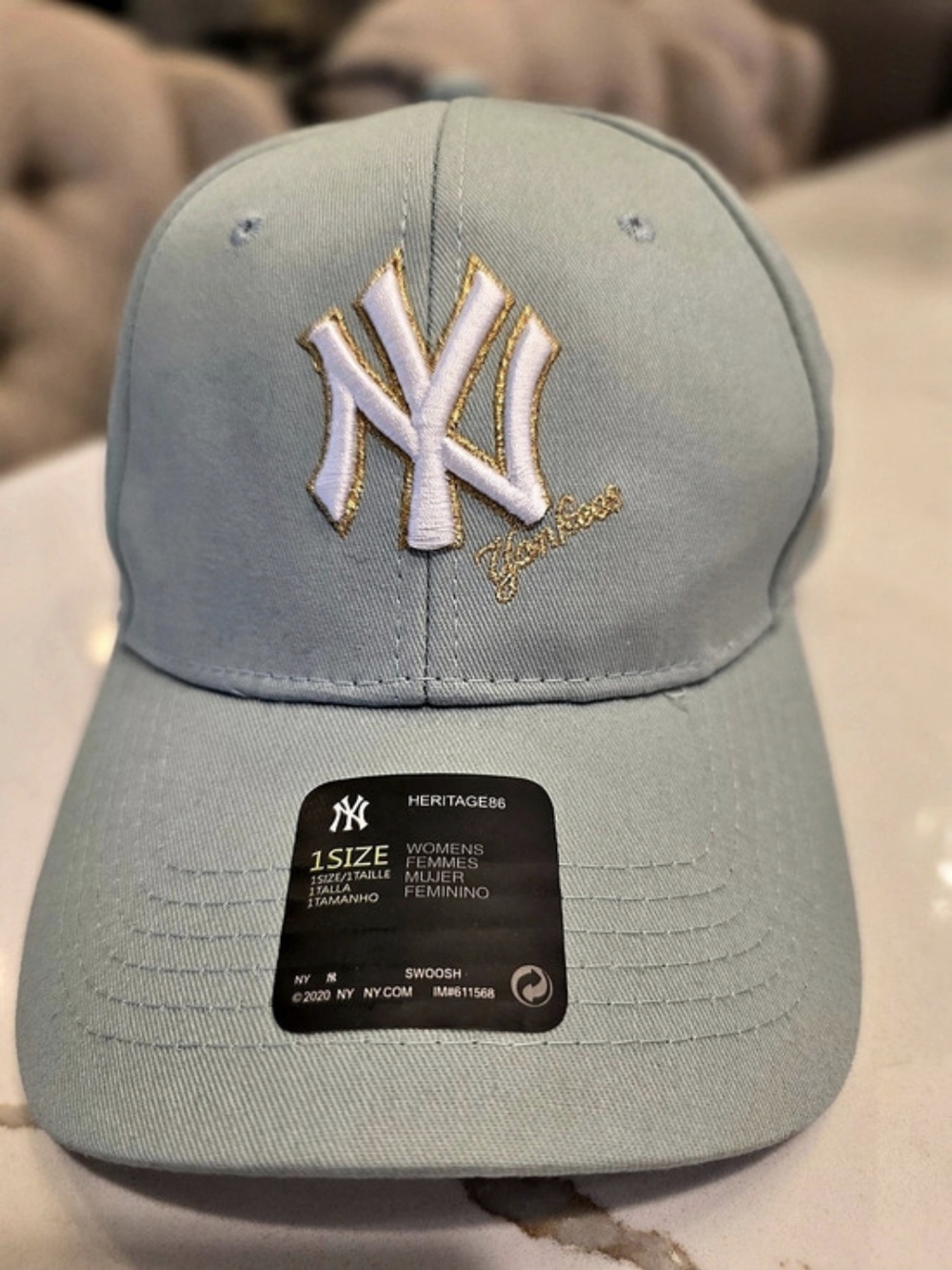 New Era New York Yankees Heritage 86 Yankees Baseball Cap Blue New